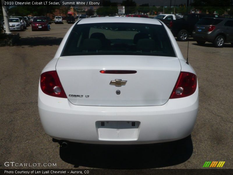Summit White / Ebony 2010 Chevrolet Cobalt LT Sedan