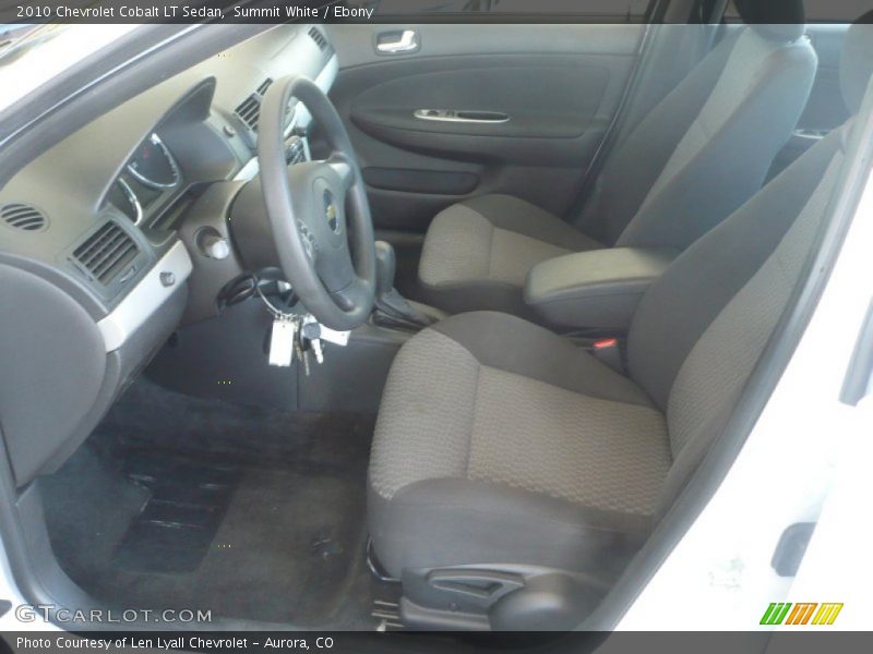 Summit White / Ebony 2010 Chevrolet Cobalt LT Sedan