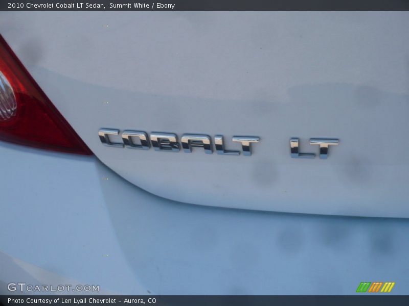 Summit White / Ebony 2010 Chevrolet Cobalt LT Sedan