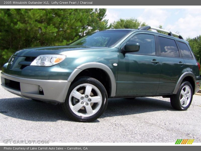 Lofty Green Pearl / Charcoal 2005 Mitsubishi Outlander XLS