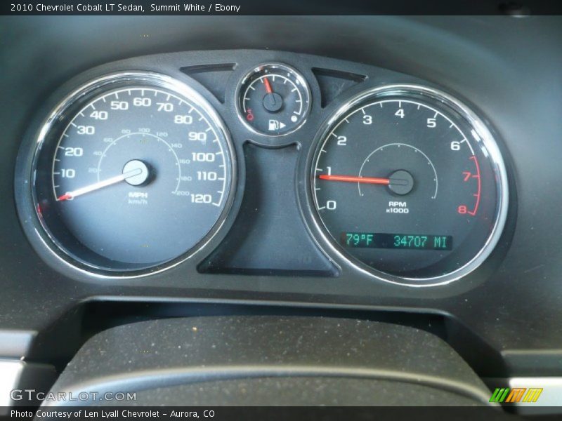 Summit White / Ebony 2010 Chevrolet Cobalt LT Sedan