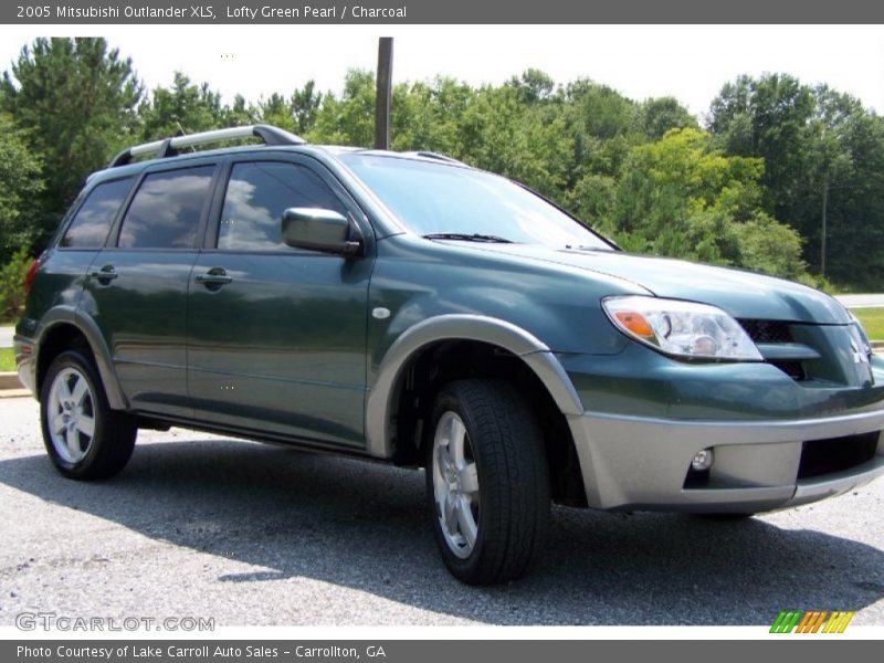 Lofty Green Pearl / Charcoal 2005 Mitsubishi Outlander XLS