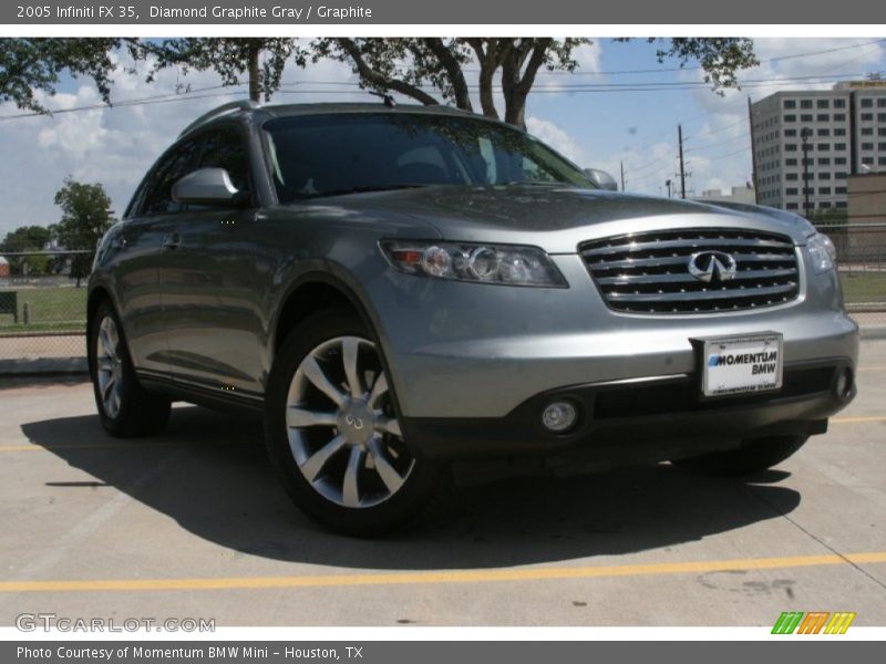 Diamond Graphite Gray / Graphite 2005 Infiniti FX 35