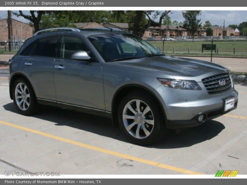 Diamond Graphite Gray / Graphite 2005 Infiniti FX 35