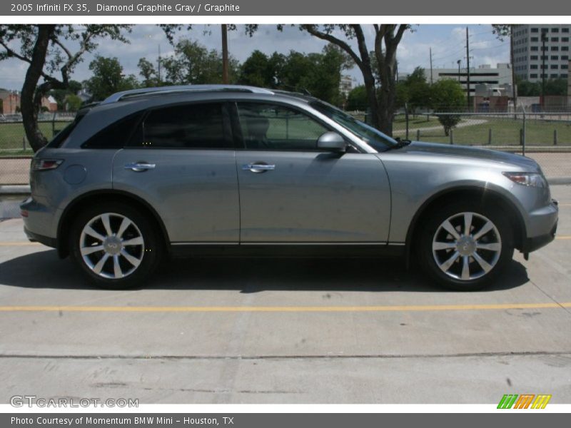 Diamond Graphite Gray / Graphite 2005 Infiniti FX 35