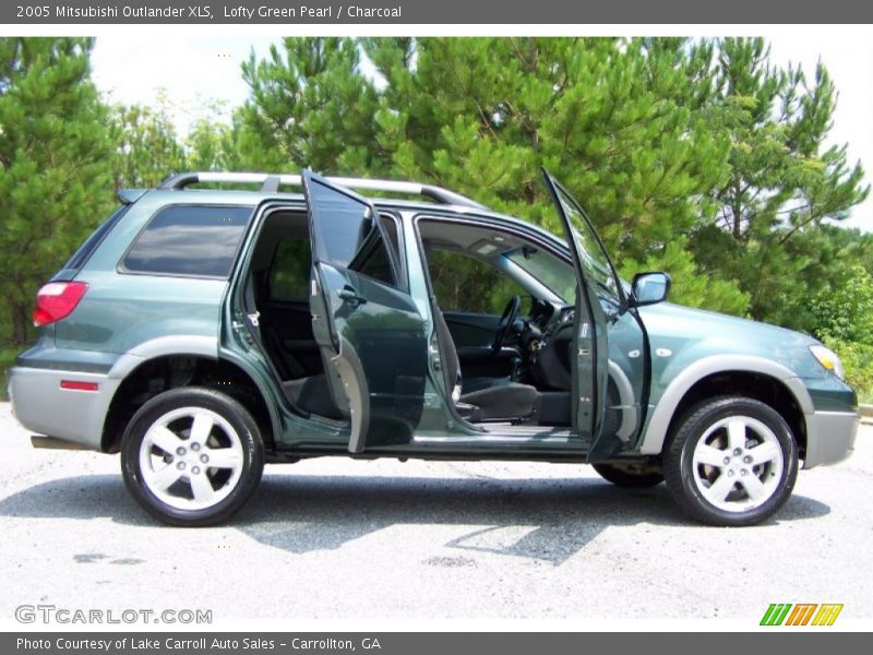 Lofty Green Pearl / Charcoal 2005 Mitsubishi Outlander XLS