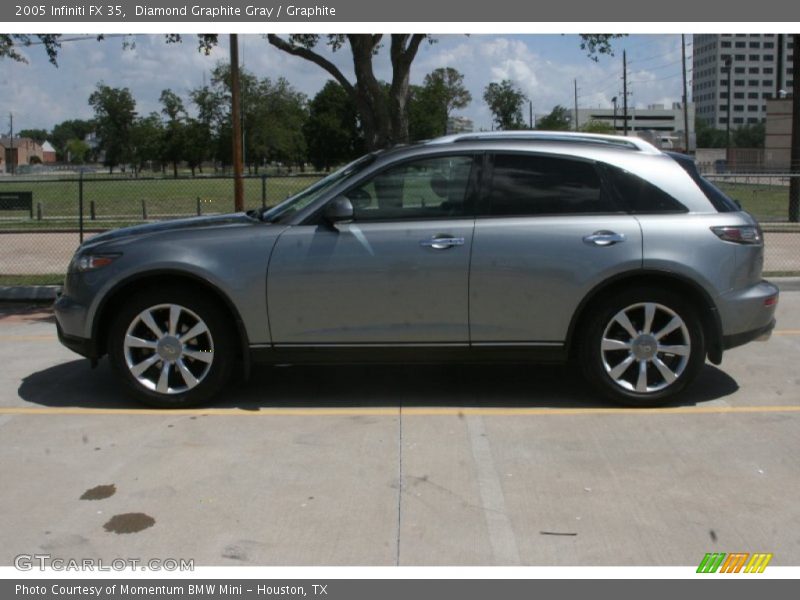 Diamond Graphite Gray / Graphite 2005 Infiniti FX 35