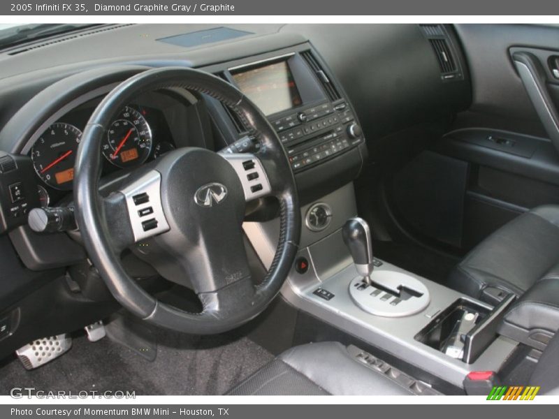 Diamond Graphite Gray / Graphite 2005 Infiniti FX 35