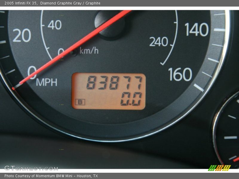 Diamond Graphite Gray / Graphite 2005 Infiniti FX 35