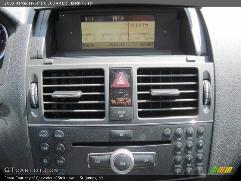 Black / Black 2009 Mercedes-Benz C 300 4Matic