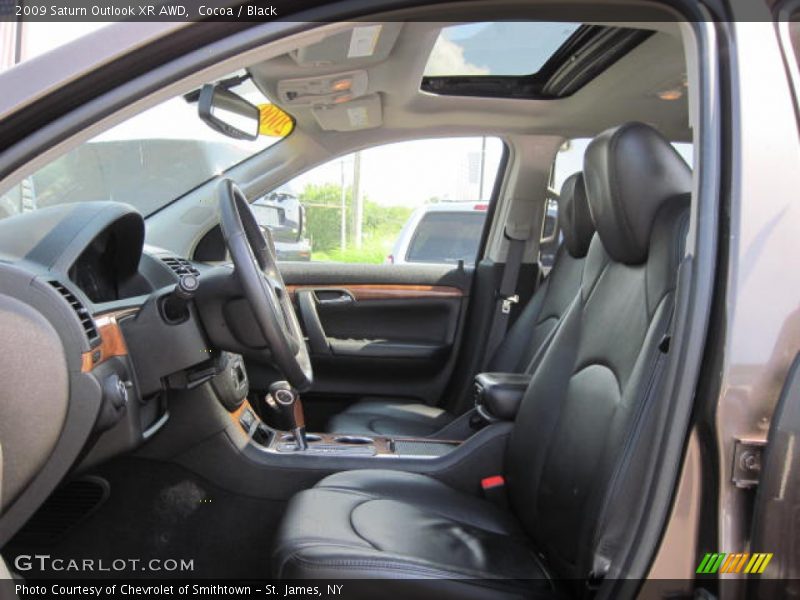 Cocoa / Black 2009 Saturn Outlook XR AWD