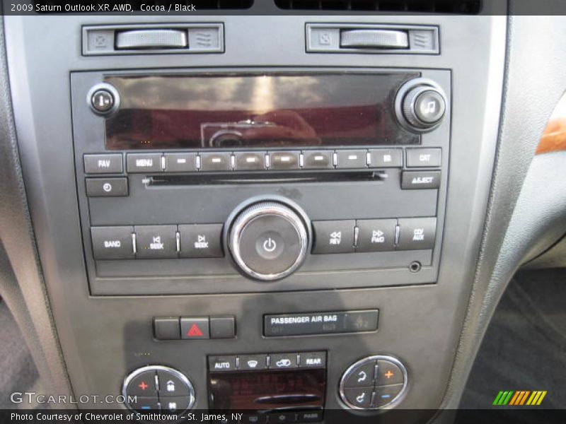 Cocoa / Black 2009 Saturn Outlook XR AWD