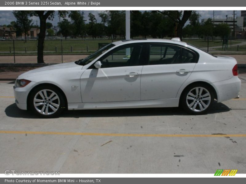 Alpine White / Beige 2006 BMW 3 Series 325i Sedan