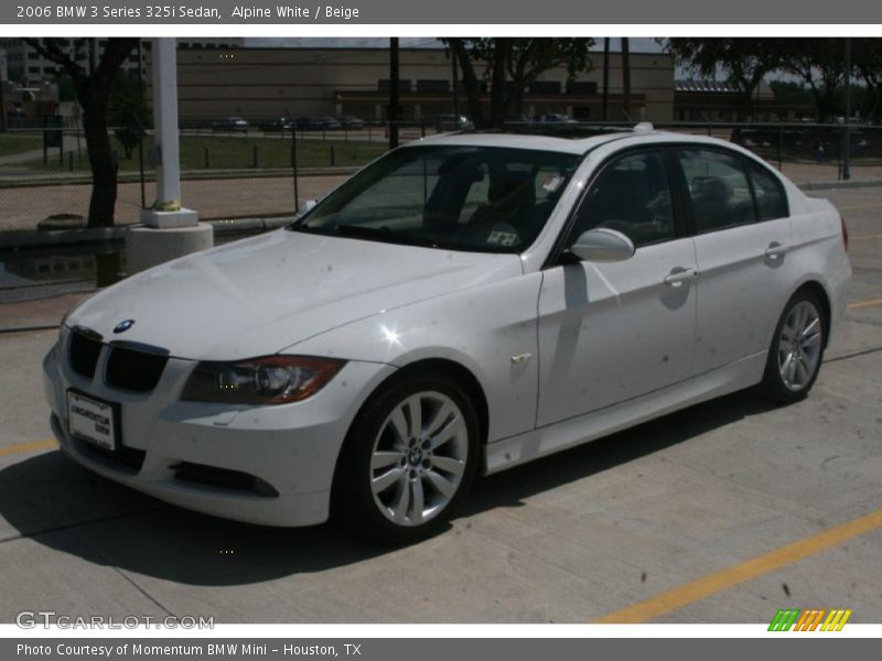 Alpine White / Beige 2006 BMW 3 Series 325i Sedan