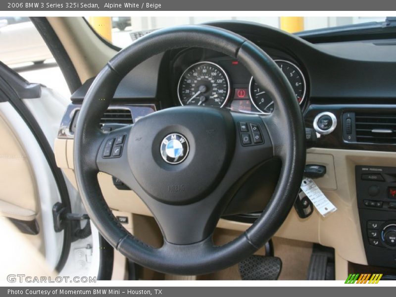 Alpine White / Beige 2006 BMW 3 Series 325i Sedan