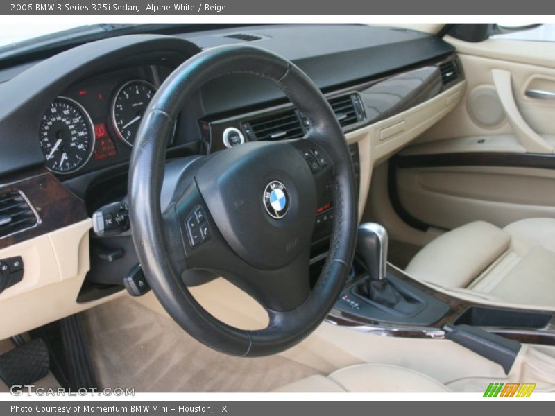 Alpine White / Beige 2006 BMW 3 Series 325i Sedan