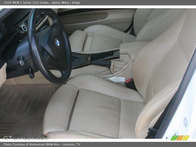 Alpine White / Beige 2006 BMW 3 Series 325i Sedan