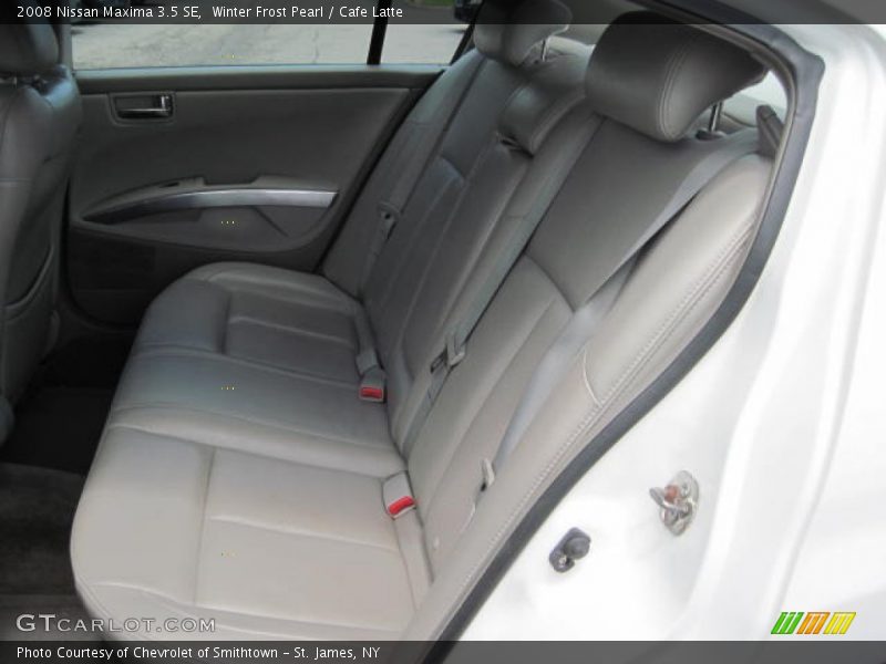 Winter Frost Pearl / Cafe Latte 2008 Nissan Maxima 3.5 SE