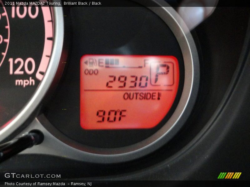 Brilliant Black / Black 2011 Mazda MAZDA2 Touring