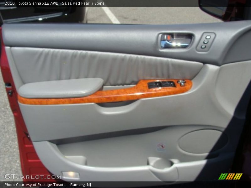 Salsa Red Pearl / Stone 2010 Toyota Sienna XLE AWD