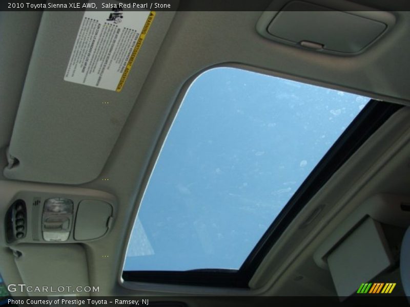 Salsa Red Pearl / Stone 2010 Toyota Sienna XLE AWD