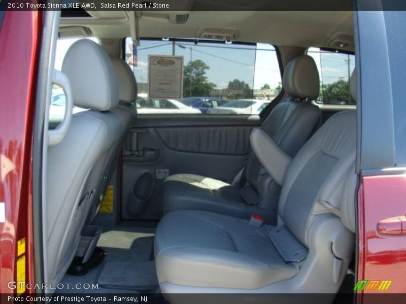 Salsa Red Pearl / Stone 2010 Toyota Sienna XLE AWD