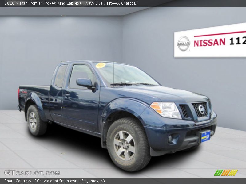 Navy Blue / Pro-4X Charcoal 2010 Nissan Frontier Pro-4X King Cab 4x4
