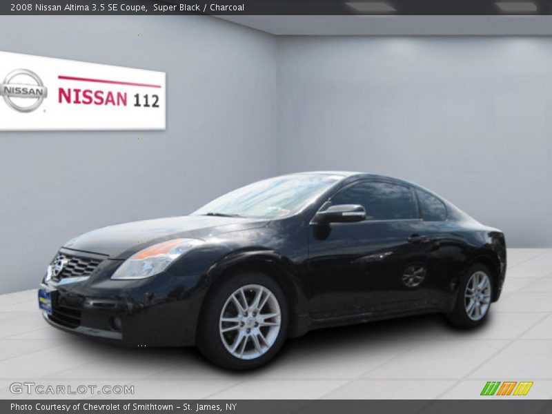 Super Black / Charcoal 2008 Nissan Altima 3.5 SE Coupe