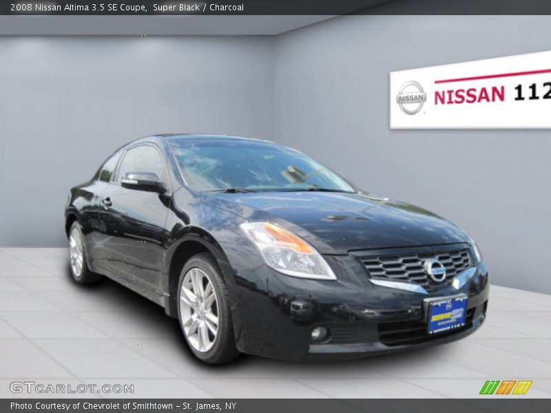 Super Black / Charcoal 2008 Nissan Altima 3.5 SE Coupe