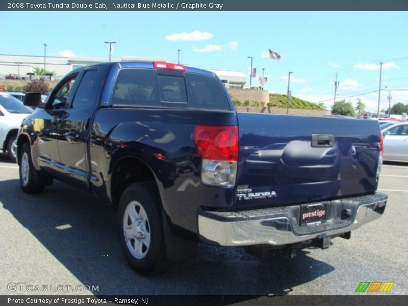 Nautical Blue Metallic / Graphite Gray 2008 Toyota Tundra Double Cab