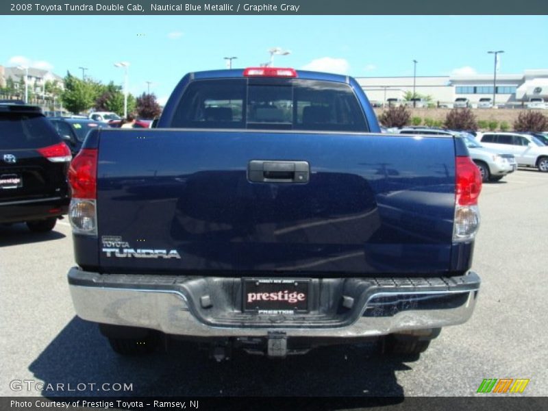 Nautical Blue Metallic / Graphite Gray 2008 Toyota Tundra Double Cab