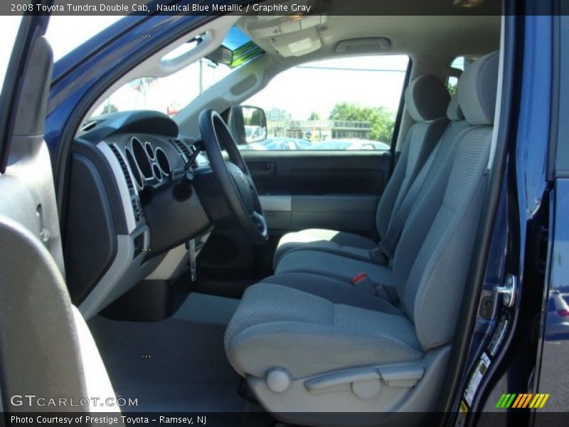 Nautical Blue Metallic / Graphite Gray 2008 Toyota Tundra Double Cab