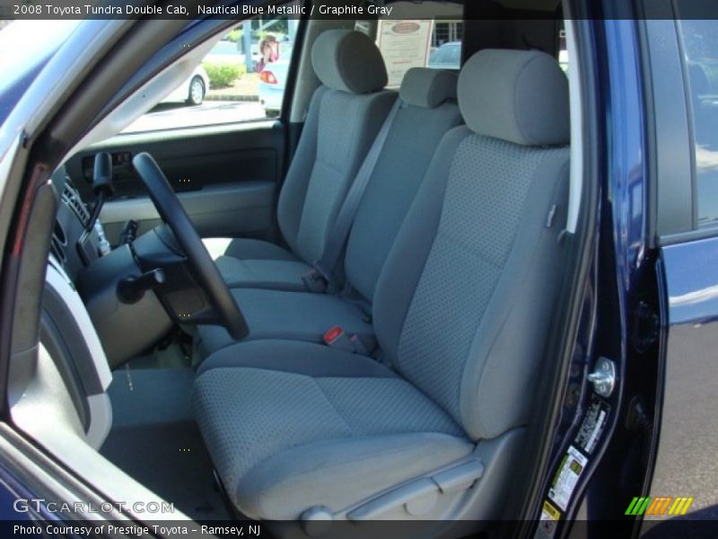 Nautical Blue Metallic / Graphite Gray 2008 Toyota Tundra Double Cab