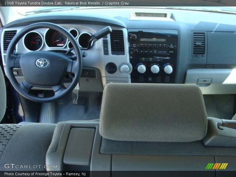 Nautical Blue Metallic / Graphite Gray 2008 Toyota Tundra Double Cab