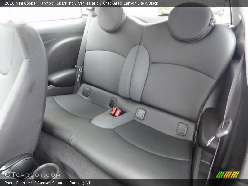 Sparkling Silver Metallic / Checkered Carbon Black/Black 2010 Mini Cooper Hardtop