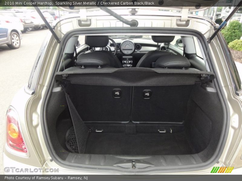 Sparkling Silver Metallic / Checkered Carbon Black/Black 2010 Mini Cooper Hardtop