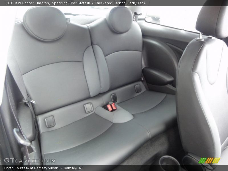 Sparkling Silver Metallic / Checkered Carbon Black/Black 2010 Mini Cooper Hardtop