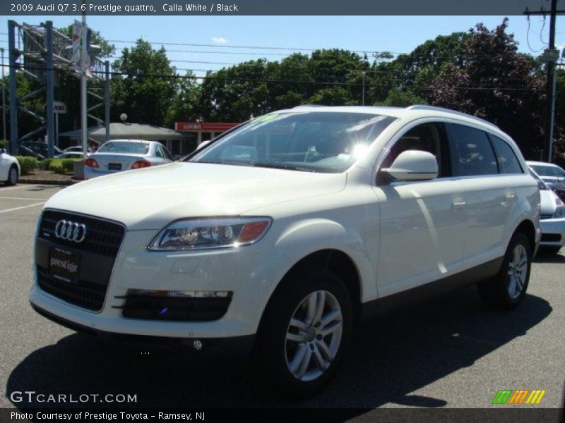 Calla White / Black 2009 Audi Q7 3.6 Prestige quattro