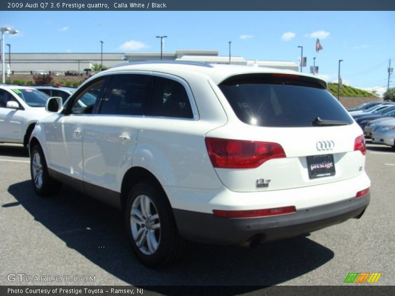 Calla White / Black 2009 Audi Q7 3.6 Prestige quattro
