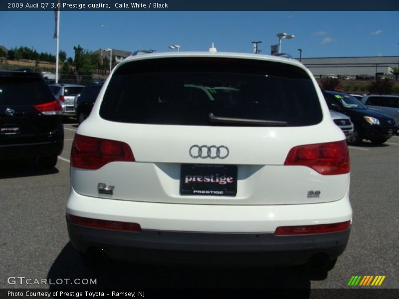 Calla White / Black 2009 Audi Q7 3.6 Prestige quattro