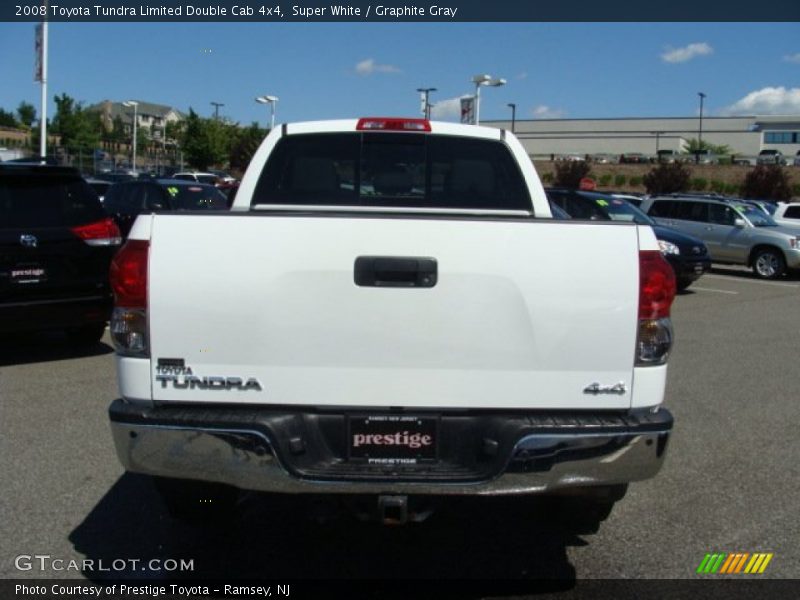 Super White / Graphite Gray 2008 Toyota Tundra Limited Double Cab 4x4