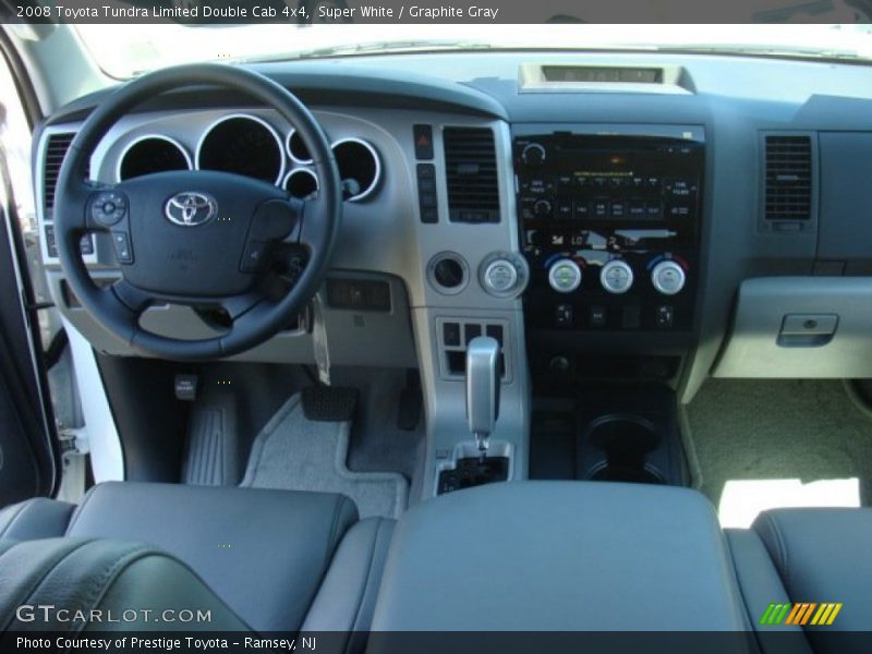 Super White / Graphite Gray 2008 Toyota Tundra Limited Double Cab 4x4