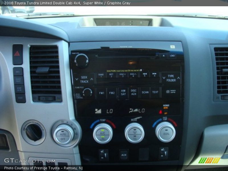 Super White / Graphite Gray 2008 Toyota Tundra Limited Double Cab 4x4