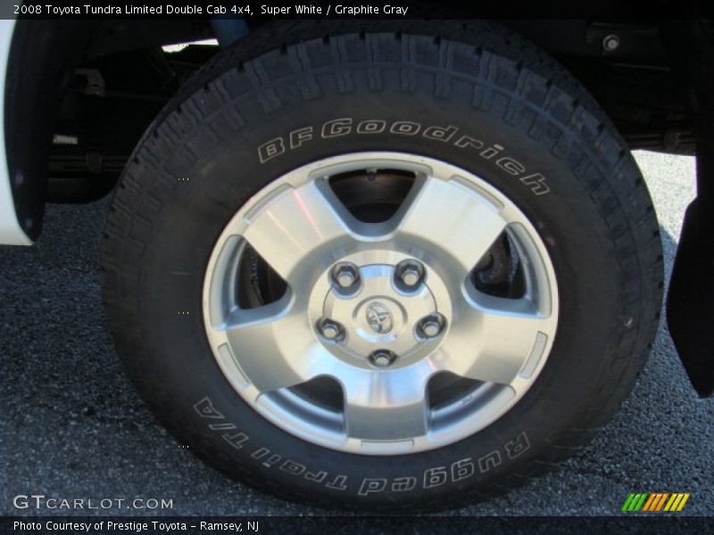 Super White / Graphite Gray 2008 Toyota Tundra Limited Double Cab 4x4