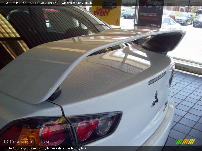 Wicked White / Black 2011 Mitsubishi Lancer Evolution GSR