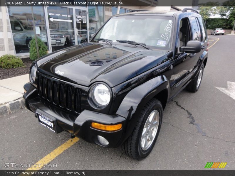 Black Clearcoat / Light Taupe/Taupe 2004 Jeep Liberty Limited 4x4