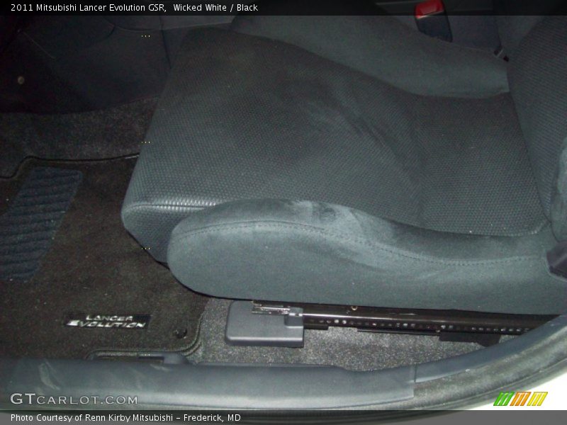 Wicked White / Black 2011 Mitsubishi Lancer Evolution GSR