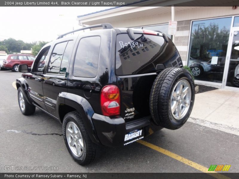 Black Clearcoat / Light Taupe/Taupe 2004 Jeep Liberty Limited 4x4