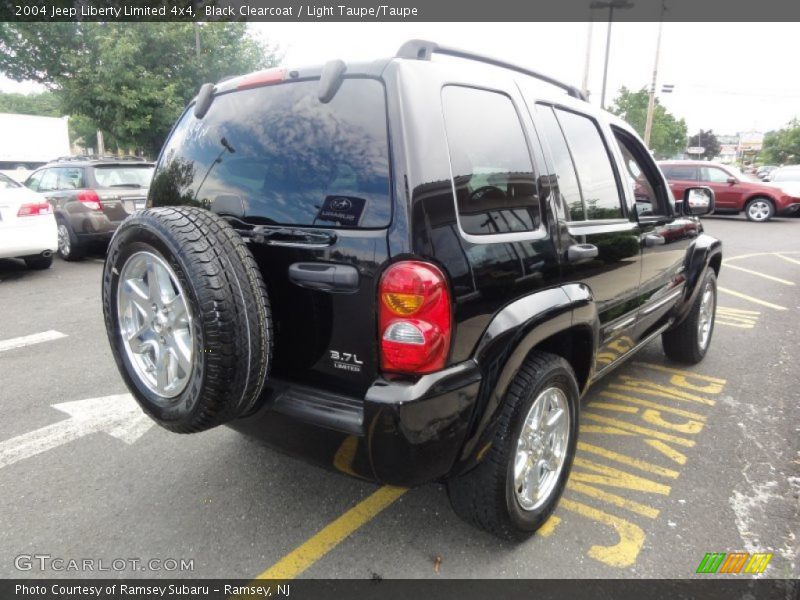 Black Clearcoat / Light Taupe/Taupe 2004 Jeep Liberty Limited 4x4