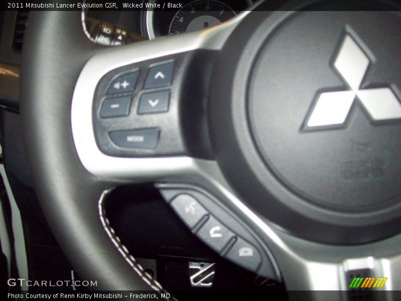 Wicked White / Black 2011 Mitsubishi Lancer Evolution GSR